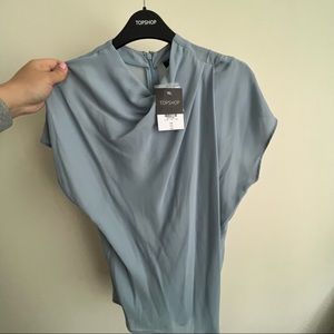 New Size 10 topshop blue top